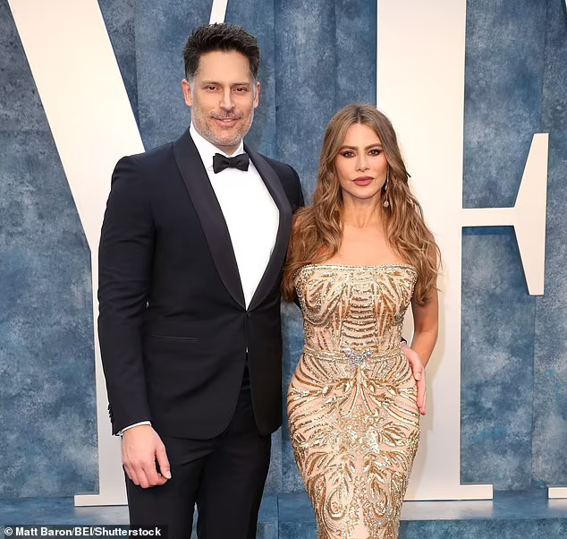 Over: Sofia Vergara and Joe Manganiello have split after seven years of marriage (pictured March 2023 - their last red carpet together) TRENDING