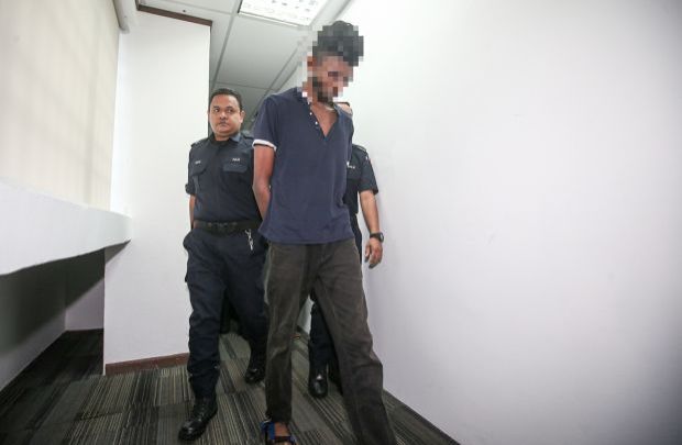 S Uthayakumar and his girlfriend pleaded not guilty to abandoning her son at a flat house in Taman Menglembu Adril on Aug 2